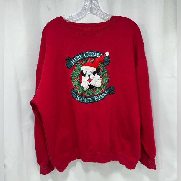 Big Dogs Here Comes Santa Paws Crewneck - Picture 1 of 5